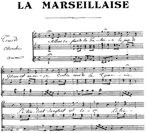 Les symboles de la République : La Marseillaise