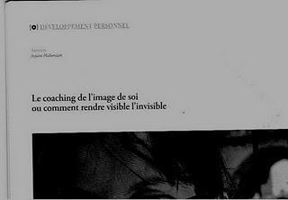 le coaching de l'image de soi ou comment rendre visible l'invisible