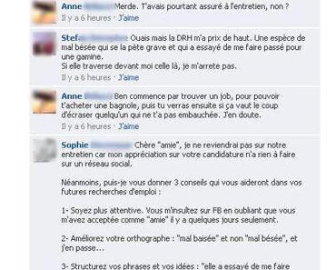 Insultes sur facebook