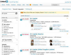 LinkedIn innove en lançant la recherche sociale !