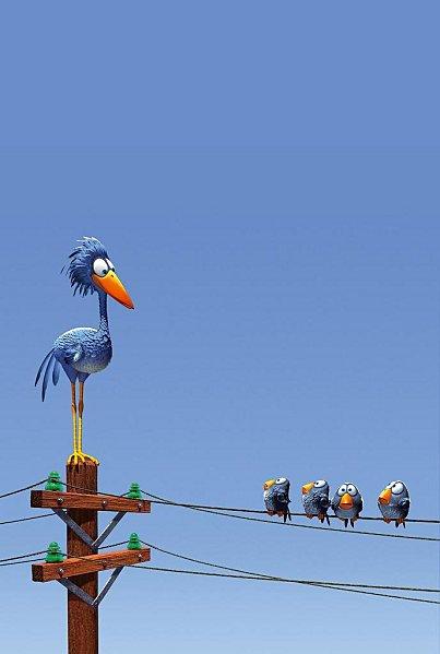 Pixar short - Droles d oiseaux sur une ligne a haute tensio
