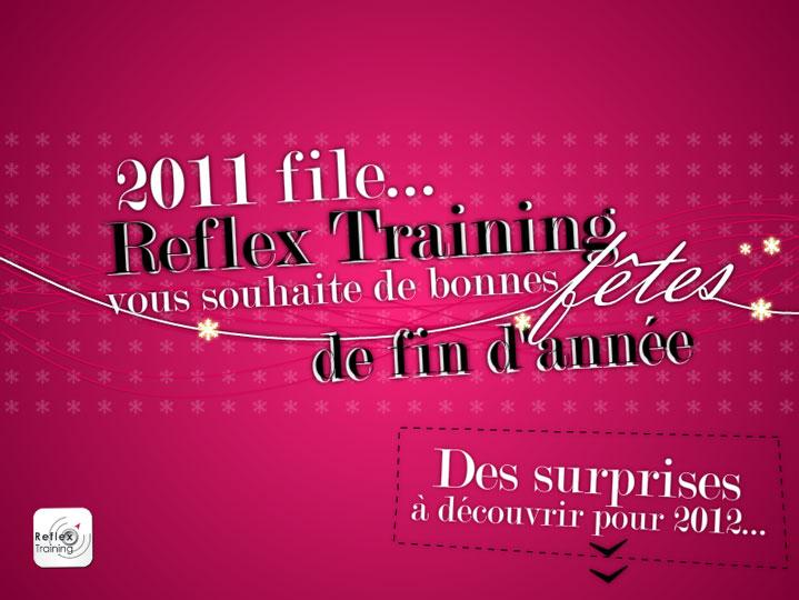 2011 file, Reflex Training vous souhaite de bonnes fêtes de fin d'année