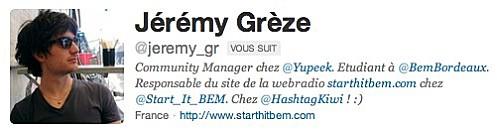 Jérémy Grèze (jeremy gr) sur Twitter