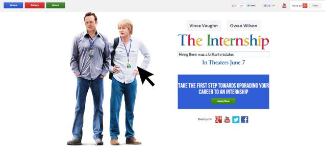 the internship google website