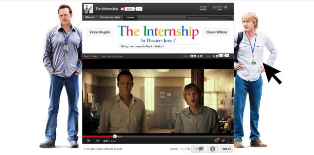 the internship youtube google