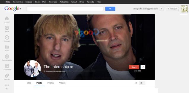 the internship google plus