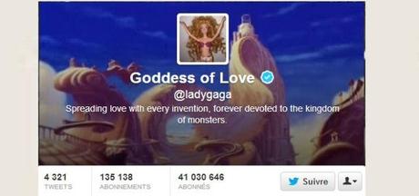 Lady Gaga Reseaux Sociaux Twitter
