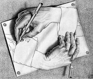 Drawing Hands – M. C. Escher