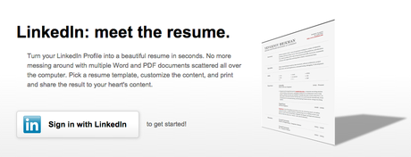 Création du CV professionnel avec LinkedIn Resume