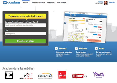 Acadam: pour les étudiants, tuteurs, professeurs, enseignants et élèves