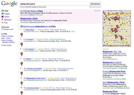 Référencement local avec Google Maps Adresses