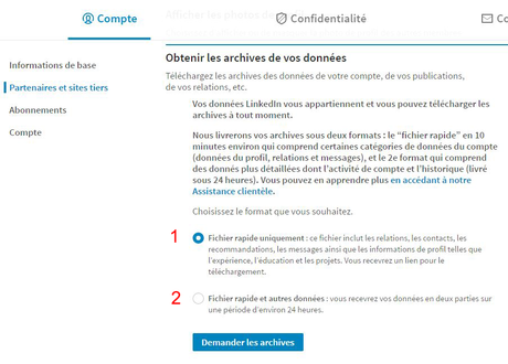 Tuto : exporter vos contacts sur Linkedin